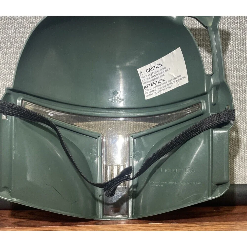 SCARCE 2009 Rubie’s BOBA FETT STAR WARS HALLOWEEN COSPLAY MASK WITH ANTENNA